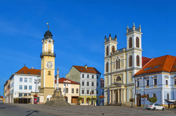 istock St. Francis Cathedral and clock tower, Banska Bystrica, Slovakia 1208354735