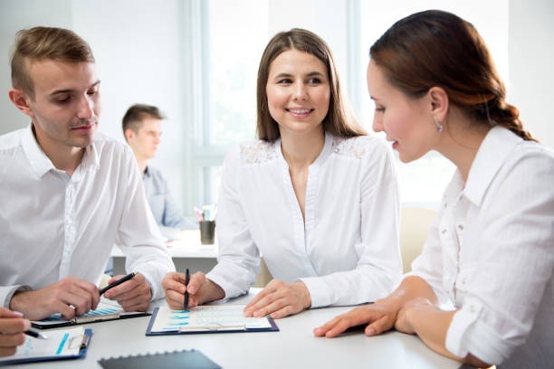 istock Business people working together in the office 1208361699
