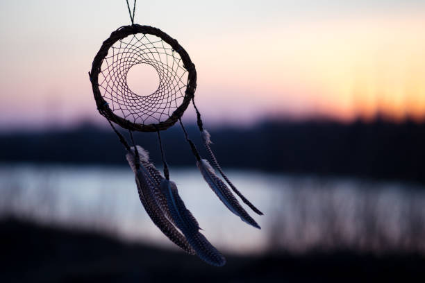 istock Dreamcatcher sunset ethnic amulet,symbol 1208362536