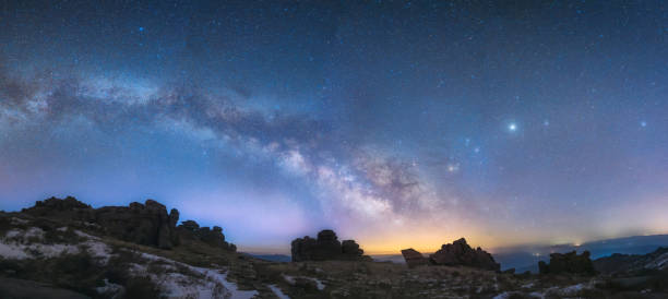 istock The Milky Way over the mountains 1208371326