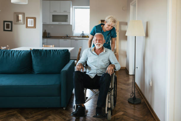 istock Her care lifts his spirits 1208372482