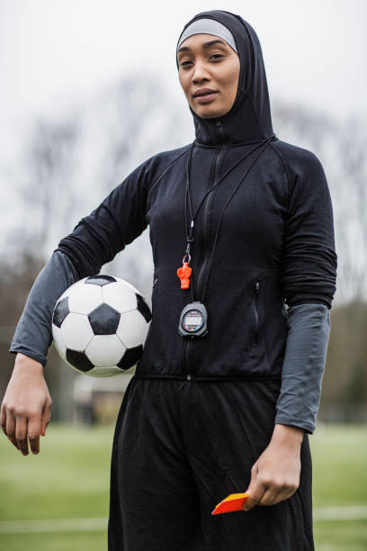 istock Beautiful Young Female Muslim Referee 1208376142