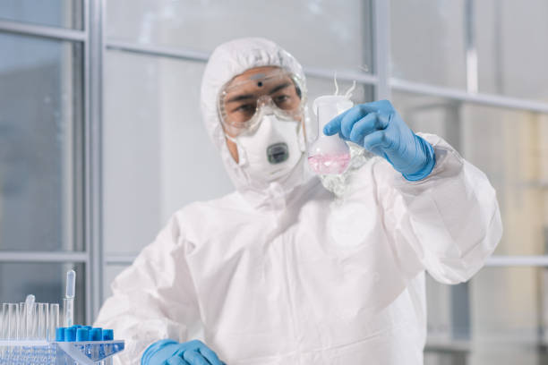 istock Discovering vaccine against dangerous virus 1208377917