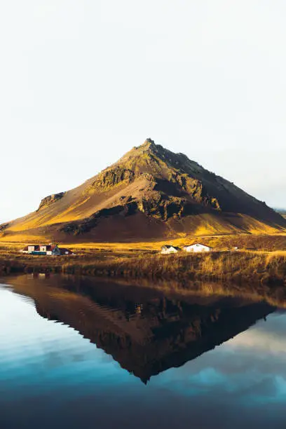 Photo of Golden Reflection Hour in Iceland