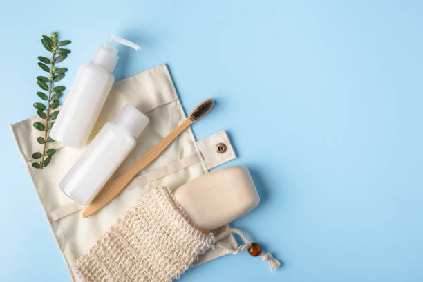 istock Zero waste, sustainable bathroom and lifestyle 1208380533