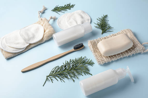 istock Zero waste, sustainable bathroom and lifestyle 1208382044