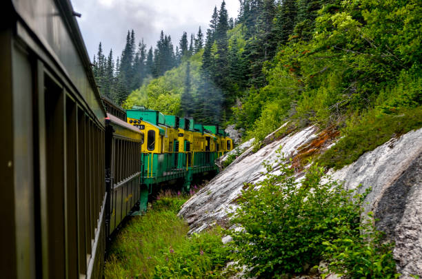 istock Whitepass train in Skagway, Alaska 1208385698