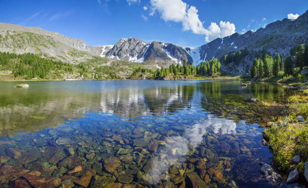 istock Picturesque mountain lake 1208385977