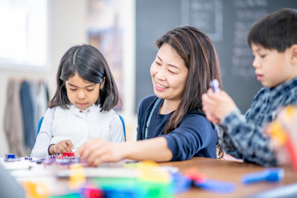 istock Teacher Helping a Student stock photo 1208386889