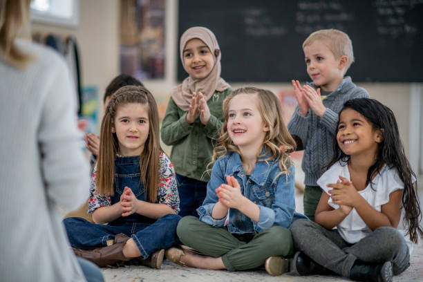 istock Kindergarten Class Singing stock photo 1208390434