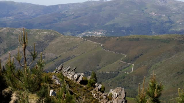 Serra da Freita landscape panoramic view in Arouca, Portugal