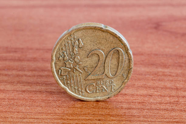 istock Frontside of twenty Euro cent coin. 1208394162