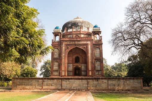 Delhi, India. The Barber's Tomb, in the Tomb of Humayun complex. A World Heritage Site