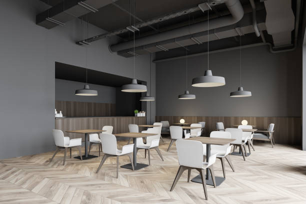 istock Gray Industrial style bar corner 1208397248