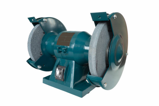 istock The Round emery on gross of the blue engine. 1208397377