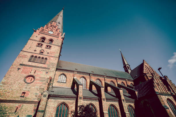 Low Angle View Of St. Peter Cathedral In Malmo, Sweden