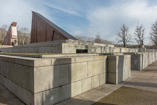 World War II memorial in Washington DC during summer day