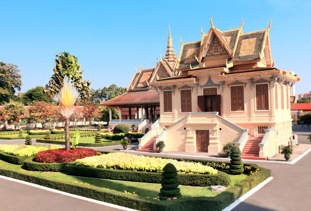 istock Pavilion Hor Samritvimean in Royal Palace, Phnom Penh, Cambodia 1208410215