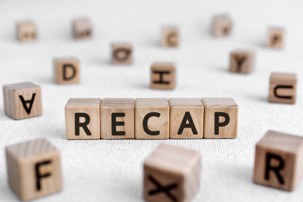 istock RECAP - words from wooden blocks with letters 1208414655