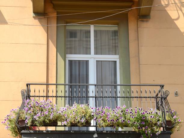 istock Flowers on balcony in Krakow 1208415616