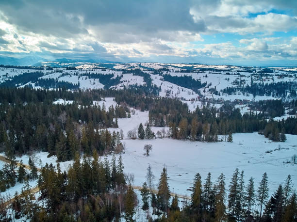 istock Beautiful panoramic aerial drone view to the Tatra Mountains (Tatras, Tatra) - mountain range between Slovakia and Poland - They are the highest mountain range in the Carpathian Mountains 1208418012