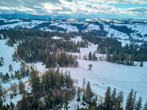 istock Beautiful panoramic aerial drone view to the Tatra Mountains (Tatras, Tatra) - mountain range between Slovakia and Poland - They are the highest mountain range in the Carpathian Mountains 1208418317