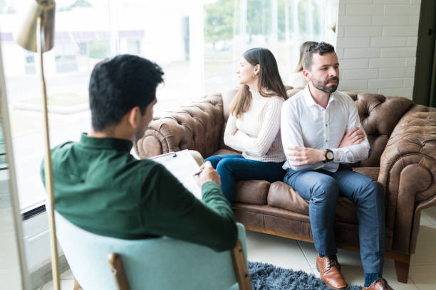 istock Psychologist Helping Couple With Relationship Difficulties 1208419162