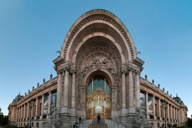 Paris, France - September 17, 2019: The Petit Palais is one of the buildings built for the Universal Exhibition of Paris, held in 1900. Inside it houses the Museum of Fine Arts of the City of Paris.