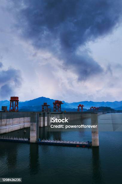 The Three Gorges Dam On The Yangtze River In Hubei Province China Stock Photo - Download Image Now