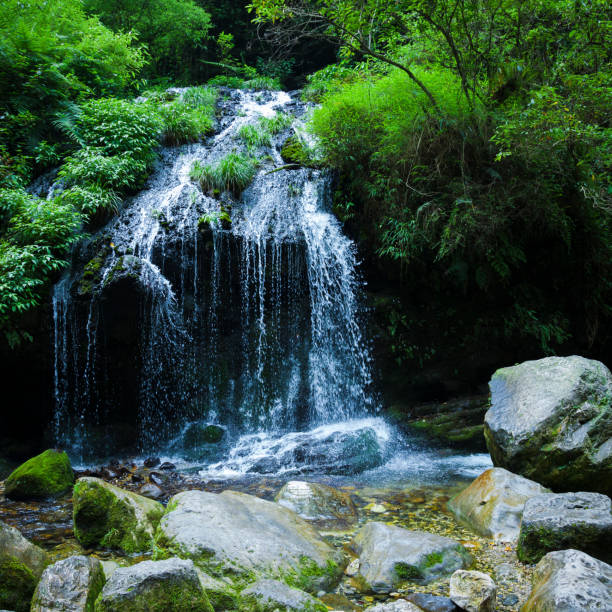 istock Waterfall at Xiling Gorge in Hubei Province, China 1208427356