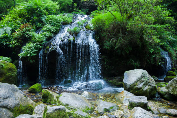istock Waterfall at Xiling Gorge in Hubei Province, China 1208428061