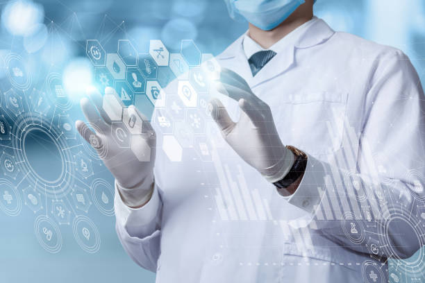 istock The concept of innovative information technology in medicine. 1208430612