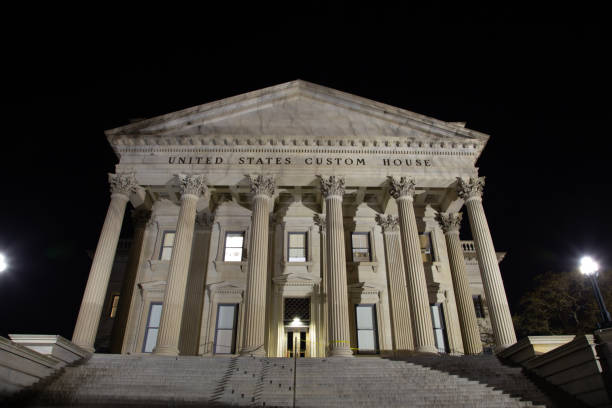 istock united states custom house in Charleston 1208432442