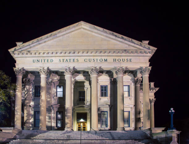 istock united states custom house in Charleston 1208433092