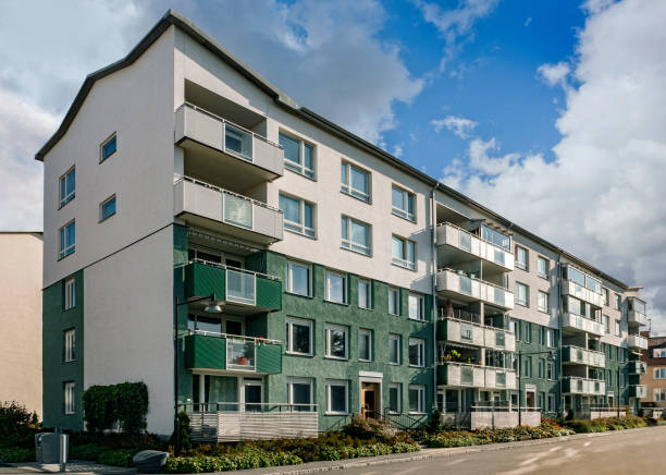 istock Residential building exterior in the daylight 1208435679