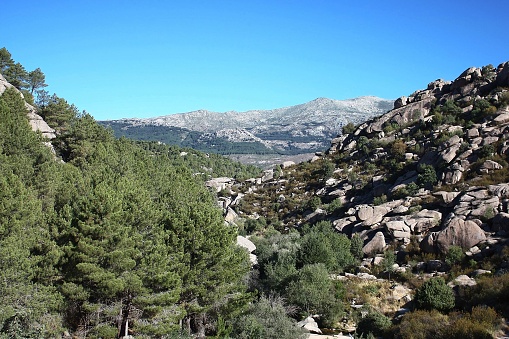 Photograph of La Pedriza in the Sierra de Guadarrama, in the province of Madrid