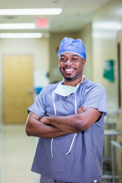 istock African-American surgeon in hospital 1208435867
