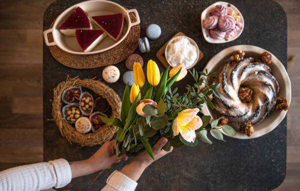 istock For a table set with food, Easter holiday. 1208437605