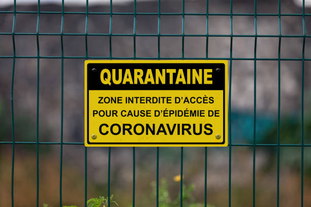 istock Quarantine - Area prohibited from access due to coronavirus epidemic 1208438160