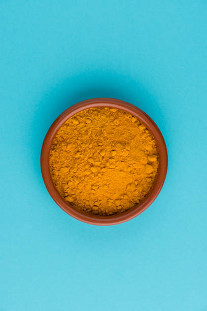 Heap of curcuma detail