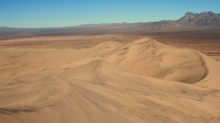 Mojave Desert in California aerial view