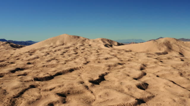 Mojave Desert in California aerial view