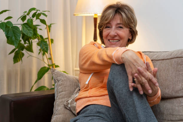 istock Senior woman at home 1208445618
