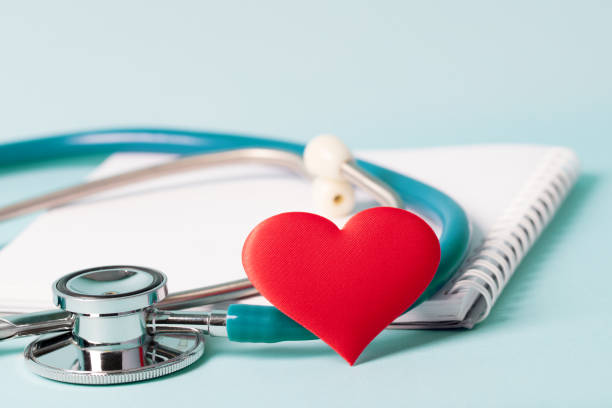 istock Healthcare concept - Stethoscope and a heart 1208450302