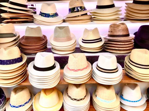 istock An assortment of fedora hats 1208450719