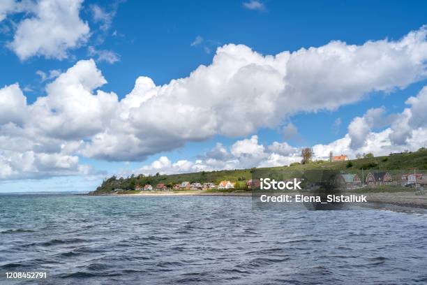 Ven Island Harbour Between Denmark And Sweden Stock Photo - Download Image Now - Agricultural Field, Architecture, Arrival