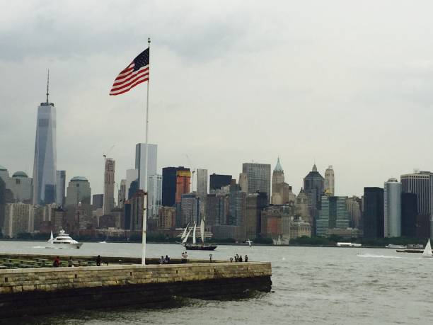 istock America Newyork landscape skyscrapers buildings panoramic visual sea 1208454383