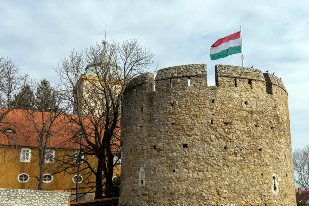 istock The Barbican bastion in Pecs, Hungary. 1208456944