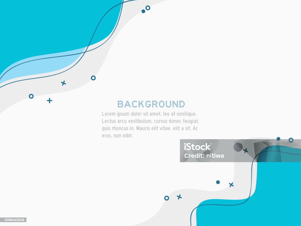 Nền Retro Lượn Sóng Màu Xanh Và Xám Đầy Màu Sắc Cho Bìa Biểu Ngữ ...