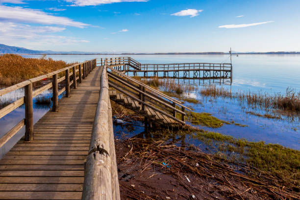 istock Lake Vistonida beautiful landscape 1208463817